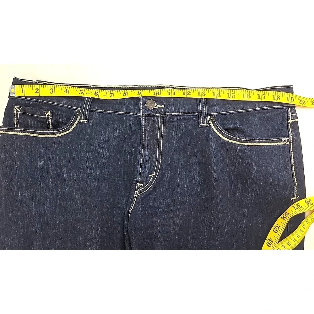 Levis 524 Superlow Jeans 17M‎ 38x32 Dk Wash Low Rise Straight Cut